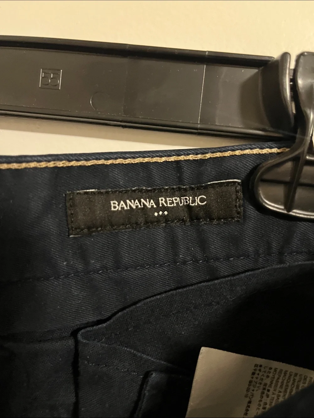 Banana Republic Navy Slim-Fit Chinos